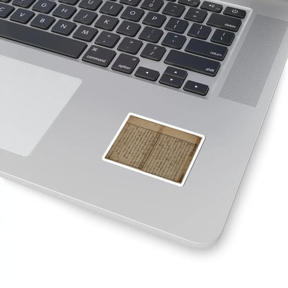 unknown - Printed Book of the Text for A Long Tale for an Autumn Night (Aki no yo no nagamonogatari) - dated 1642 v11 - STICKER Vinyl Kiss-Cut Decal