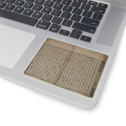 unknown - Printed Book of the Text for A Long Tale for an Autumn Night (Aki no yo no nagamonogatari) - dated 1642 v26 - STICKER Vinyl Kiss-Cut Decal