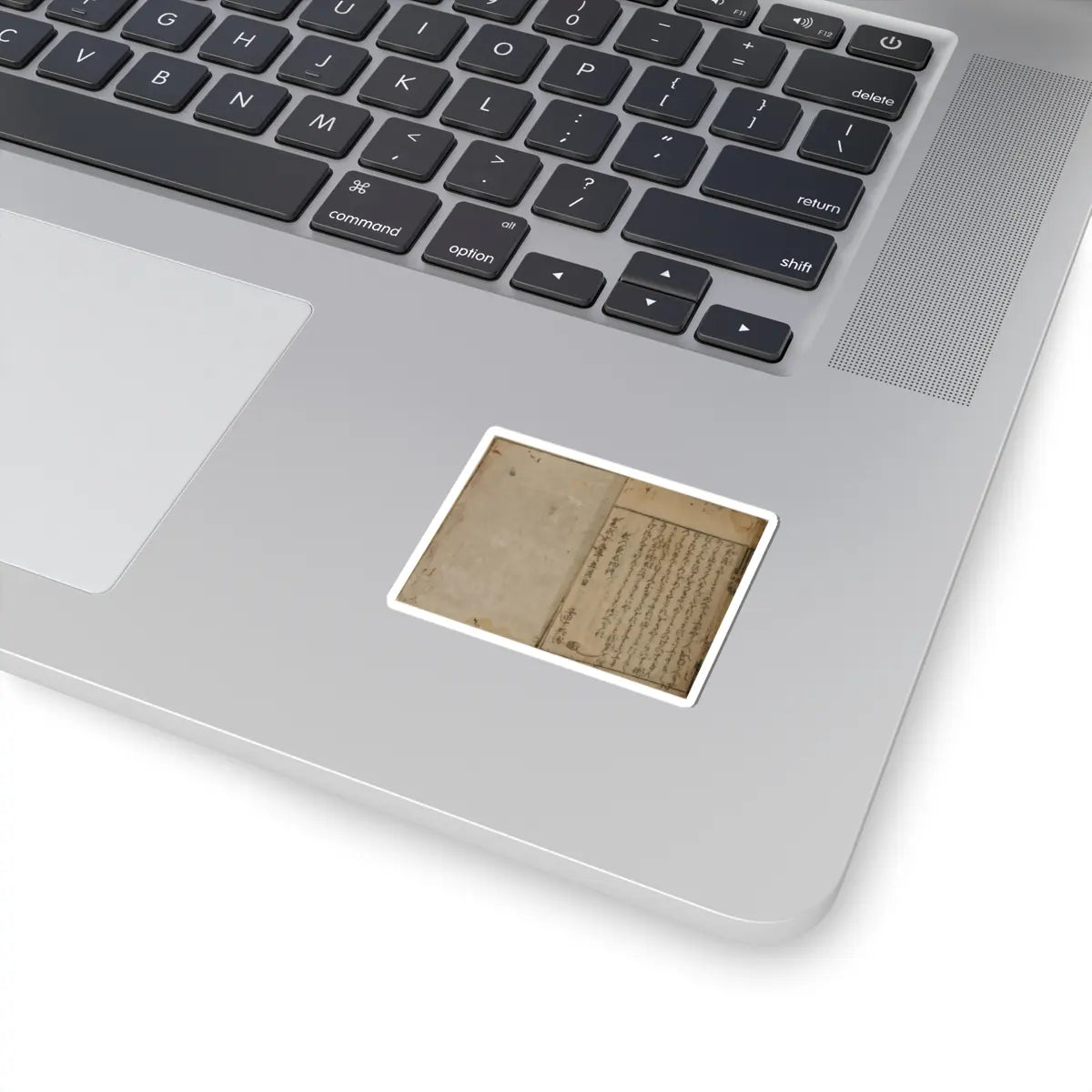 unknown - Printed Book of the Text for A Long Tale for an Autumn Night (Aki no yo no nagamonogatari) - dated 1642 v29 - STICKER Vinyl Kiss-Cut Decal