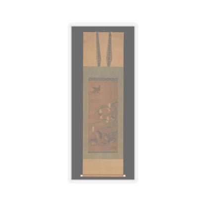 unknown - Quail, Sparrows, and Millet - early 16th century v2 - STICKER Vinyl Kiss-Cut Decal
