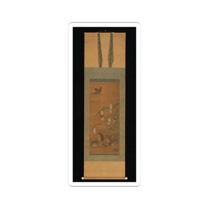 unknown - Quail, Sparrows, and Millet - early 16th century v2 - STICKER Vinyl Kiss-Cut Decal