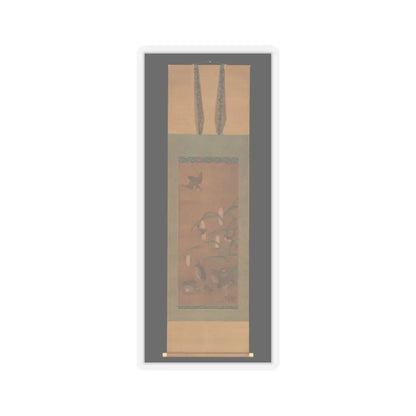 unknown - Quail, Sparrows, and Millet - early 16th century v2 - STICKER Vinyl Kiss-Cut Decal