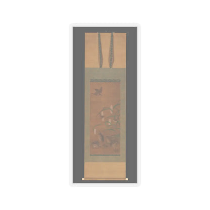 unknown - Quail, Sparrows, and Millet - early 16th century v2 - STICKER Vinyl Kiss-Cut Decal
