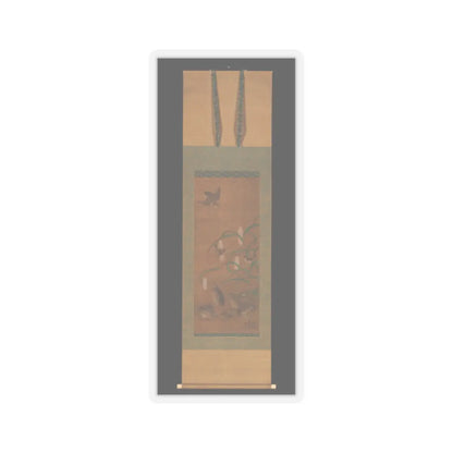 unknown - Quail, Sparrows, and Millet - early 16th century v2 - STICKER Vinyl Kiss-Cut Decal