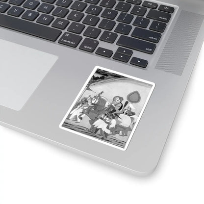 unknown - Raja on Horseback with Attendants - ca. 1800 - STICKER Vinyl Kiss-Cut Decal