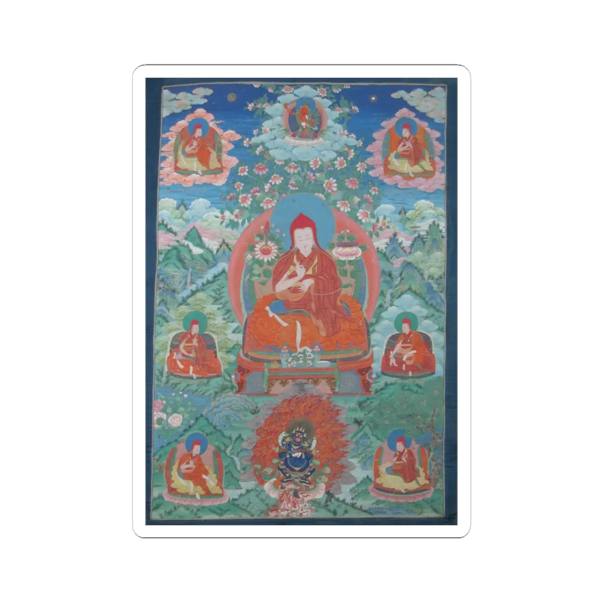 unknown - Sakya Pandita - 18th century - STICKER Vinyl Kiss-Cut Decal