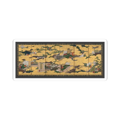 unknown - Scenes from the Tales of Ise - first half of the 17th century v1 - STICKER Vinyl Kiss-Cut Decal