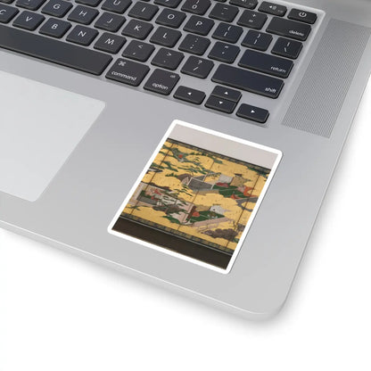 unknown - Scenes from the Tales of Ise - first half of the 17th century v4 - STICKER Vinyl Kiss-Cut Decal