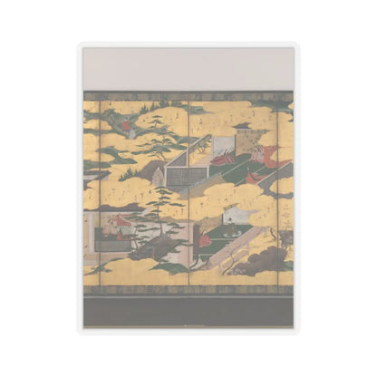 unknown - Scenes from the Tales of Ise - first half of the 17th century v4 - STICKER Vinyl Kiss-Cut Decal