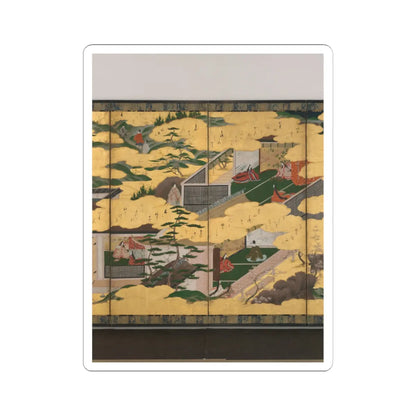 unknown - Scenes from the Tales of Ise - first half of the 17th century v4 - STICKER Vinyl Kiss-Cut Decal