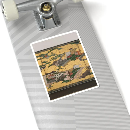 unknown - Scenes from the Tales of Ise - first half of the 17th century v4 - STICKER Vinyl Kiss-Cut Decal