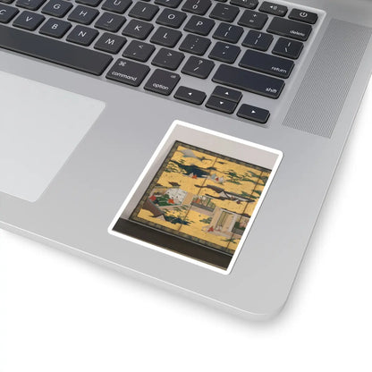 unknown - Scenes from the Tales of Ise - first half of the 17th century v5 - STICKER Vinyl Kiss-Cut Decal