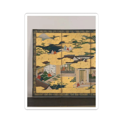unknown - Scenes from the Tales of Ise - first half of the 17th century v5 - STICKER Vinyl Kiss-Cut Decal