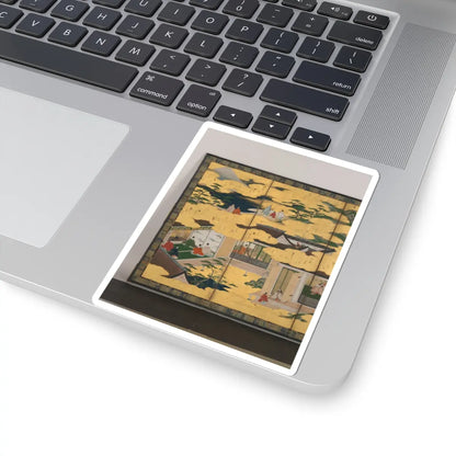 unknown - Scenes from the Tales of Ise - first half of the 17th century v5 - STICKER Vinyl Kiss-Cut Decal