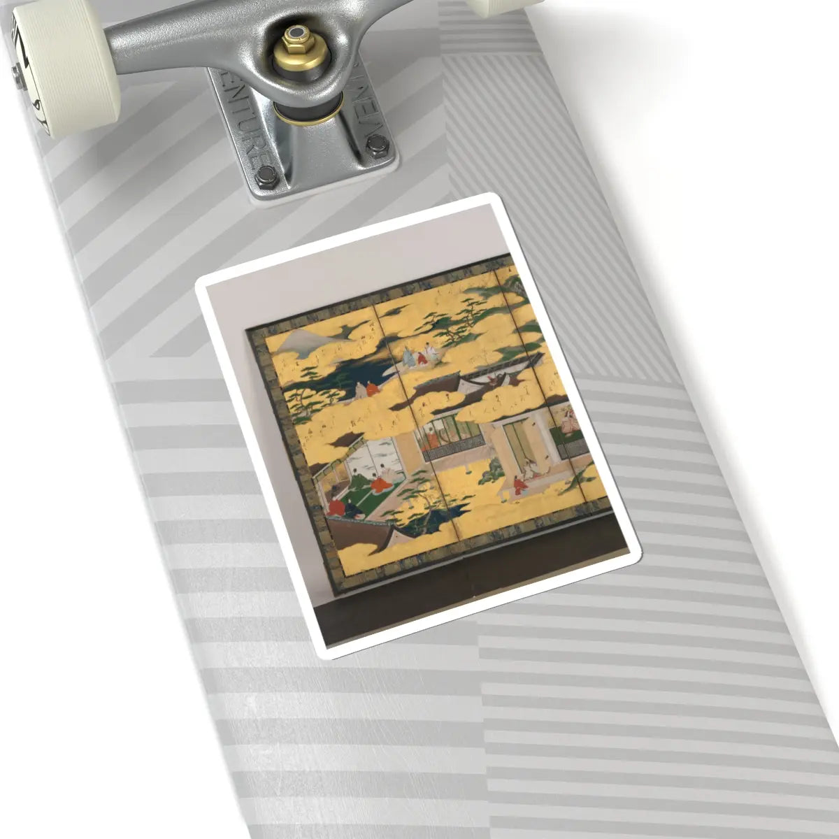 unknown - Scenes from the Tales of Ise - first half of the 17th century v5 - STICKER Vinyl Kiss-Cut Decal