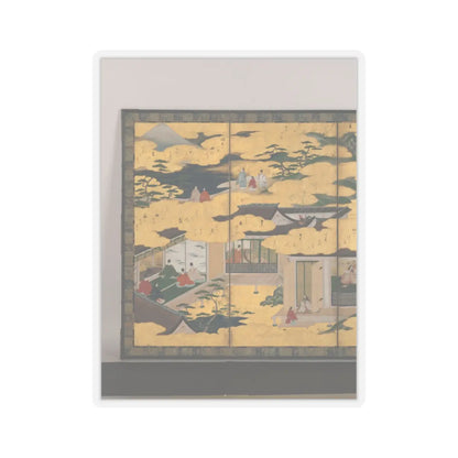 unknown - Scenes from the Tales of Ise - first half of the 17th century v5 - STICKER Vinyl Kiss-Cut Decal