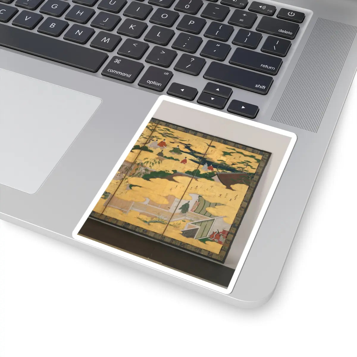 unknown - Scenes from the Tales of Ise - first half of the 17th century v6 - STICKER Vinyl Kiss-Cut Decal