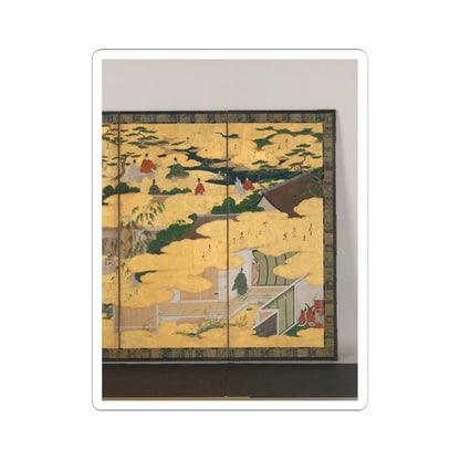 unknown - Scenes from the Tales of Ise - first half of the 17th century v6 - STICKER Vinyl Kiss-Cut Decal