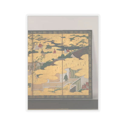 unknown - Scenes from the Tales of Ise - first half of the 17th century v6 - STICKER Vinyl Kiss-Cut Decal