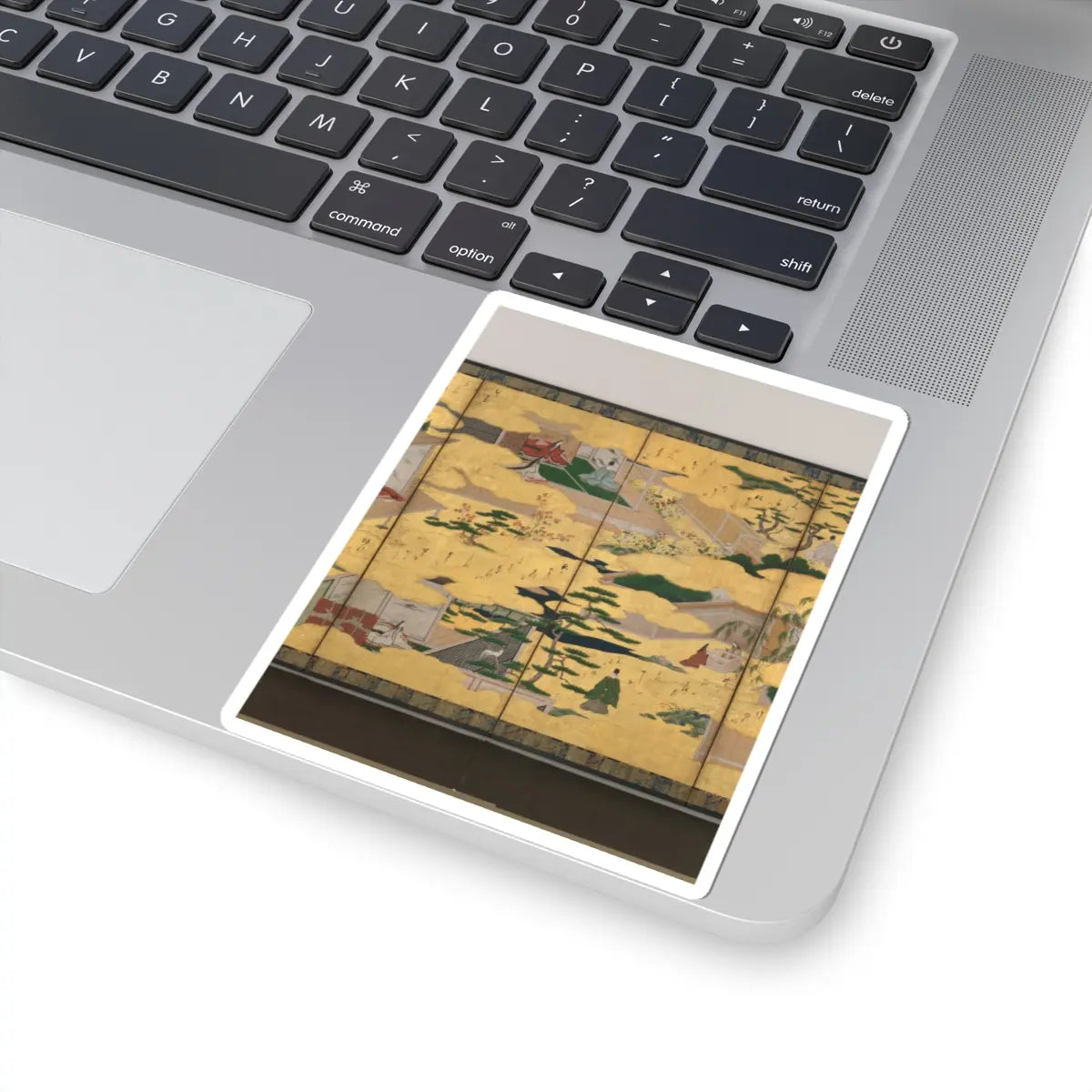 unknown - Scenes from the Tales of Ise - first half of the 17th century v7 - STICKER Vinyl Kiss-Cut Decal