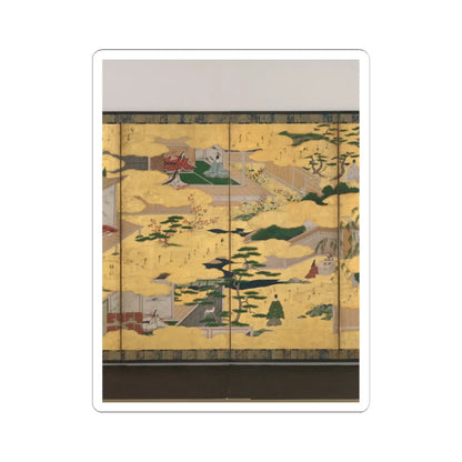 unknown - Scenes from the Tales of Ise - first half of the 17th century v7 - STICKER Vinyl Kiss-Cut Decal