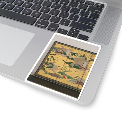 unknown - Scenes from the Tales of Ise - first half of the 17th century v8 - STICKER Vinyl Kiss-Cut Decal