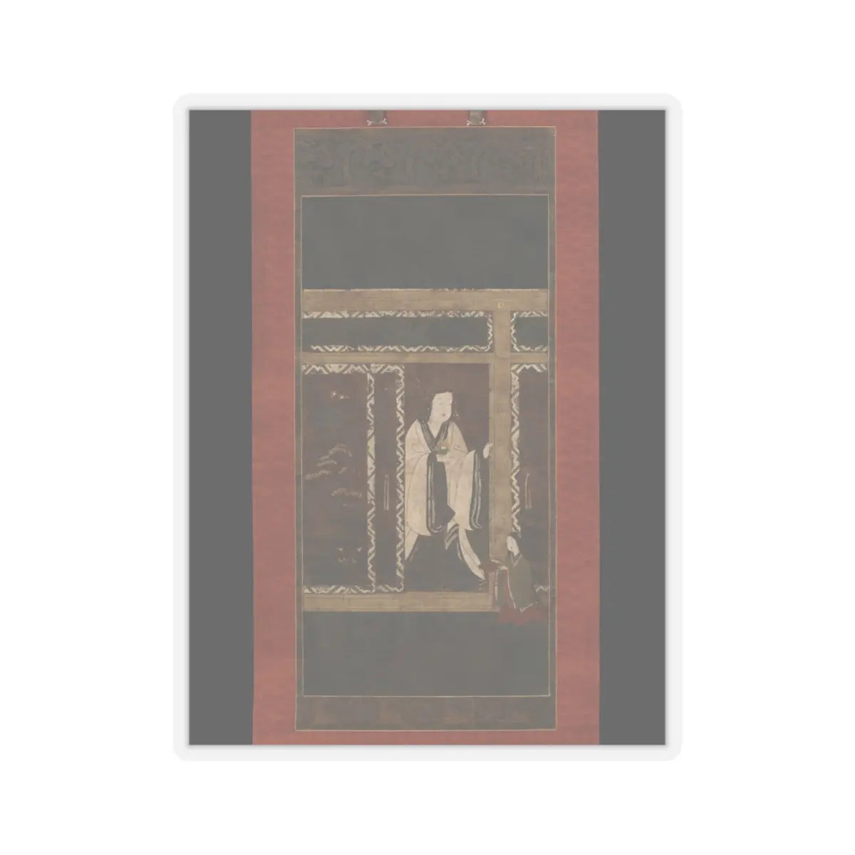 unknown - Seiryū Gongen - mid-14th century v1 - STICKER Vinyl Kiss-Cut Decal