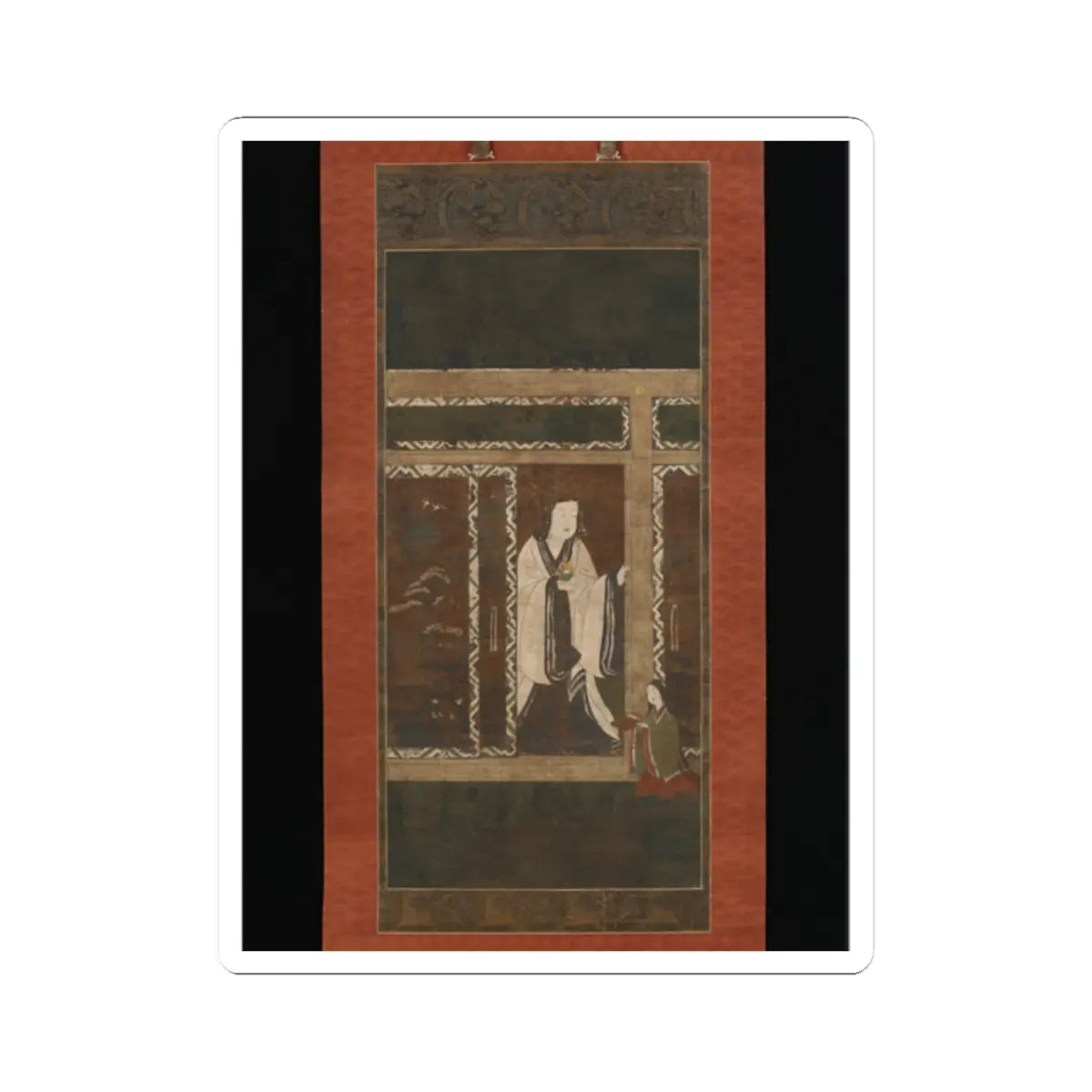 unknown - Seiryū Gongen - mid-14th century v1 - STICKER Vinyl Kiss-Cut Decal