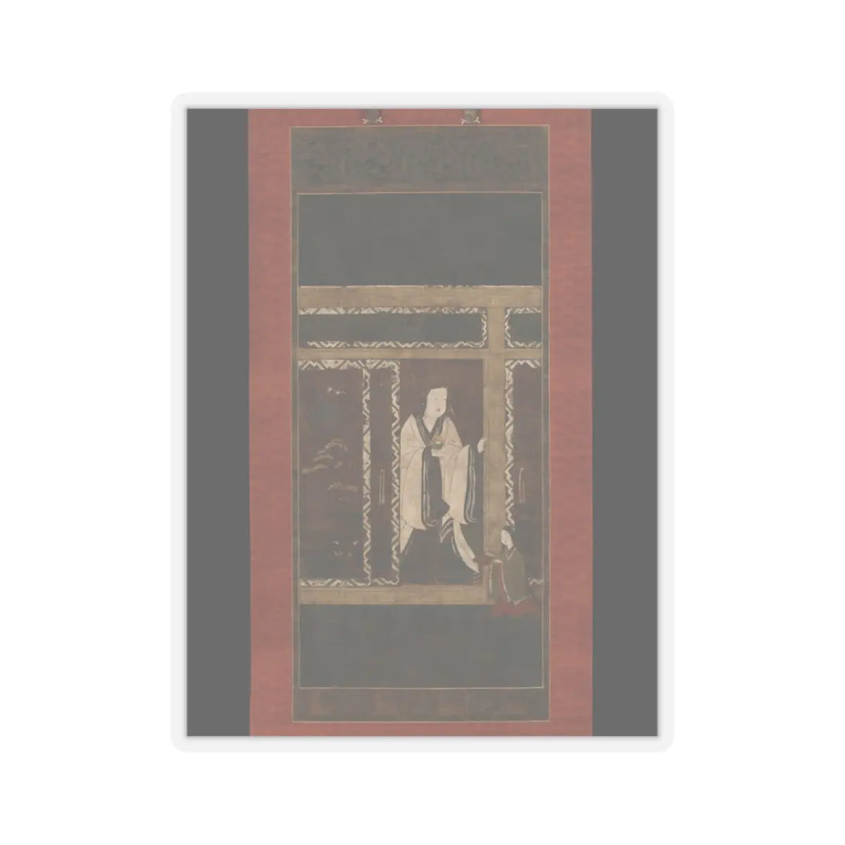 unknown - Seiryū Gongen - mid-14th century v1 - STICKER Vinyl Kiss-Cut Decal