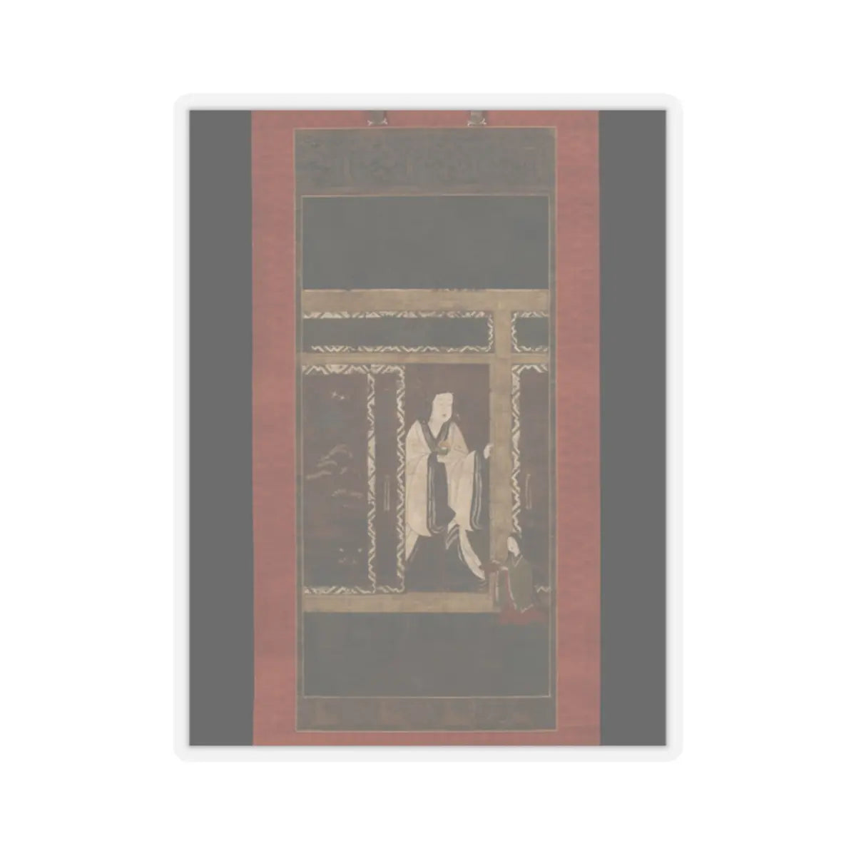 unknown - Seiryū Gongen - mid-14th century v1 - STICKER Vinyl Kiss-Cut Decal
