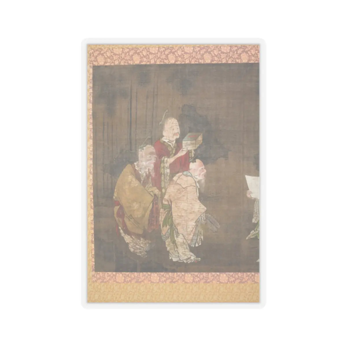 unknown - Seven Sages of the Bamboo Grove - unknown v4 - STICKER Vinyl Kiss-Cut Decal