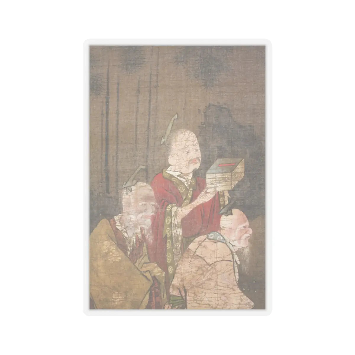 unknown - Seven Sages of the Bamboo Grove - unknown v6 - STICKER Vinyl Kiss-Cut Decal