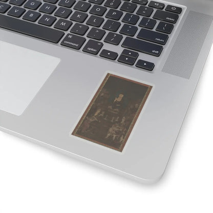 unknown - Shaka (Shakyamuni), the Historical Buddha, with Two Attendant Bodhisattvas and the Ten - early 14th century v1 - STICKER Vinyl Kiss-Cut Decal