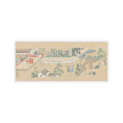 unknown - Six Noh Performances in Scenes from Daily Life - late 17th–early 18th century v1 - STICKER Vinyl Kiss-Cut Decal