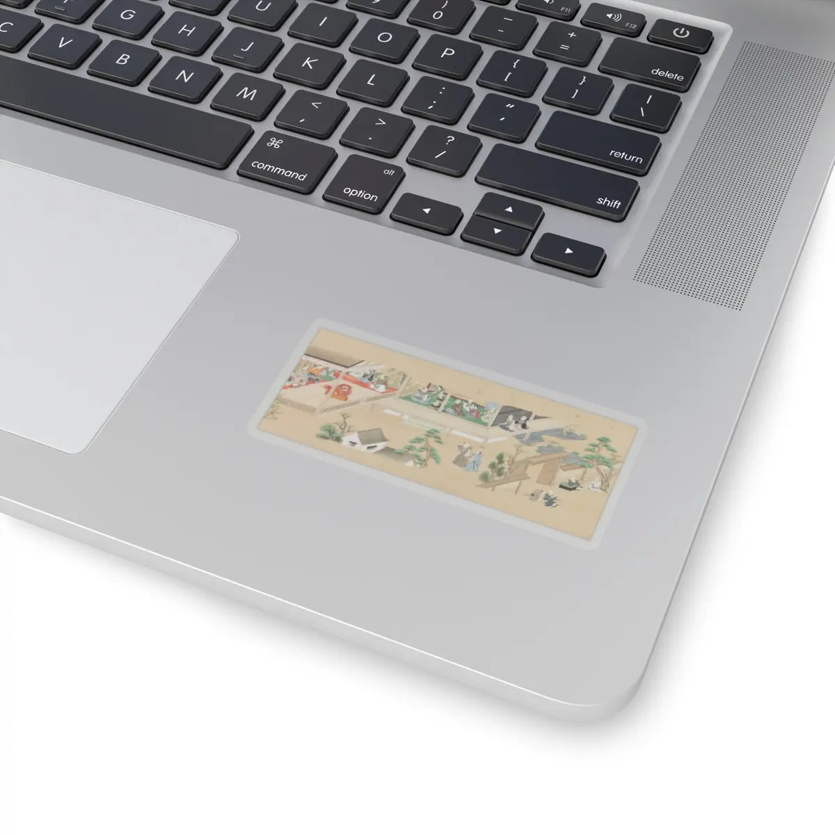 unknown - Six Noh Performances in Scenes from Daily Life - late 17th–early 18th century v1 - STICKER Vinyl Kiss-Cut Decal