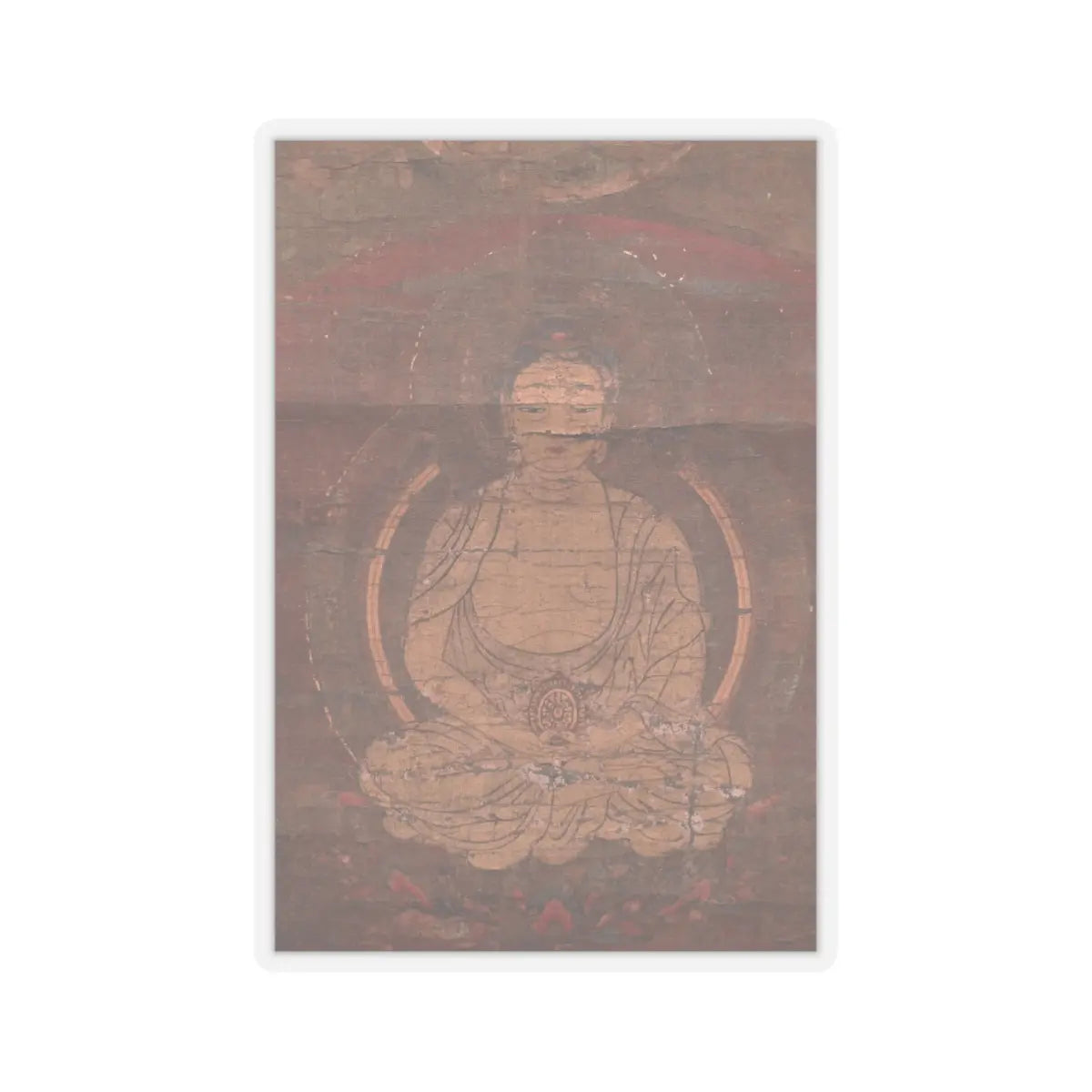 unknown - Star Mandala - 13th–14th century v6 - STICKER Vinyl Kiss-Cut Decal