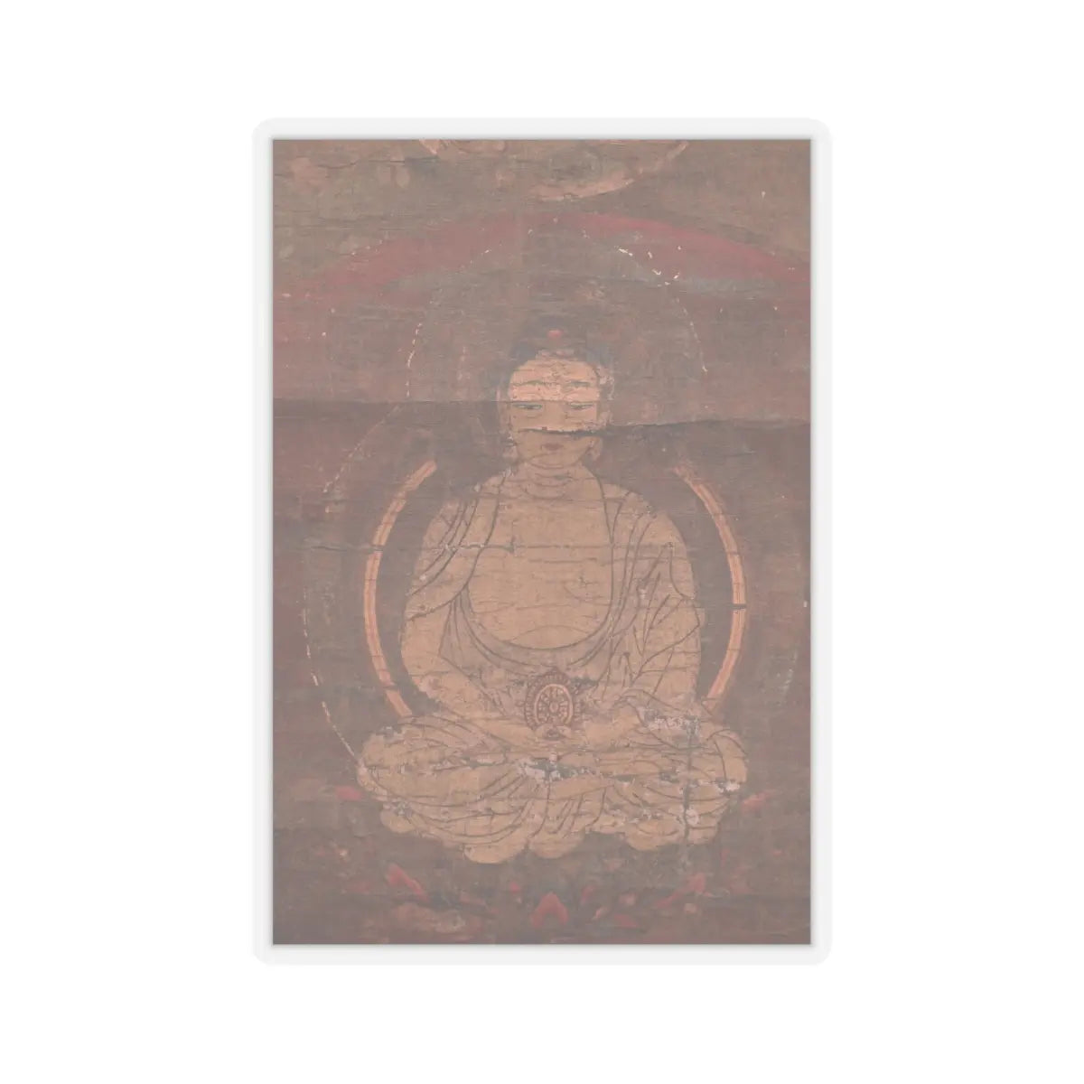 unknown - Star Mandala - 13th–14th century v6 - STICKER Vinyl Kiss-Cut Decal