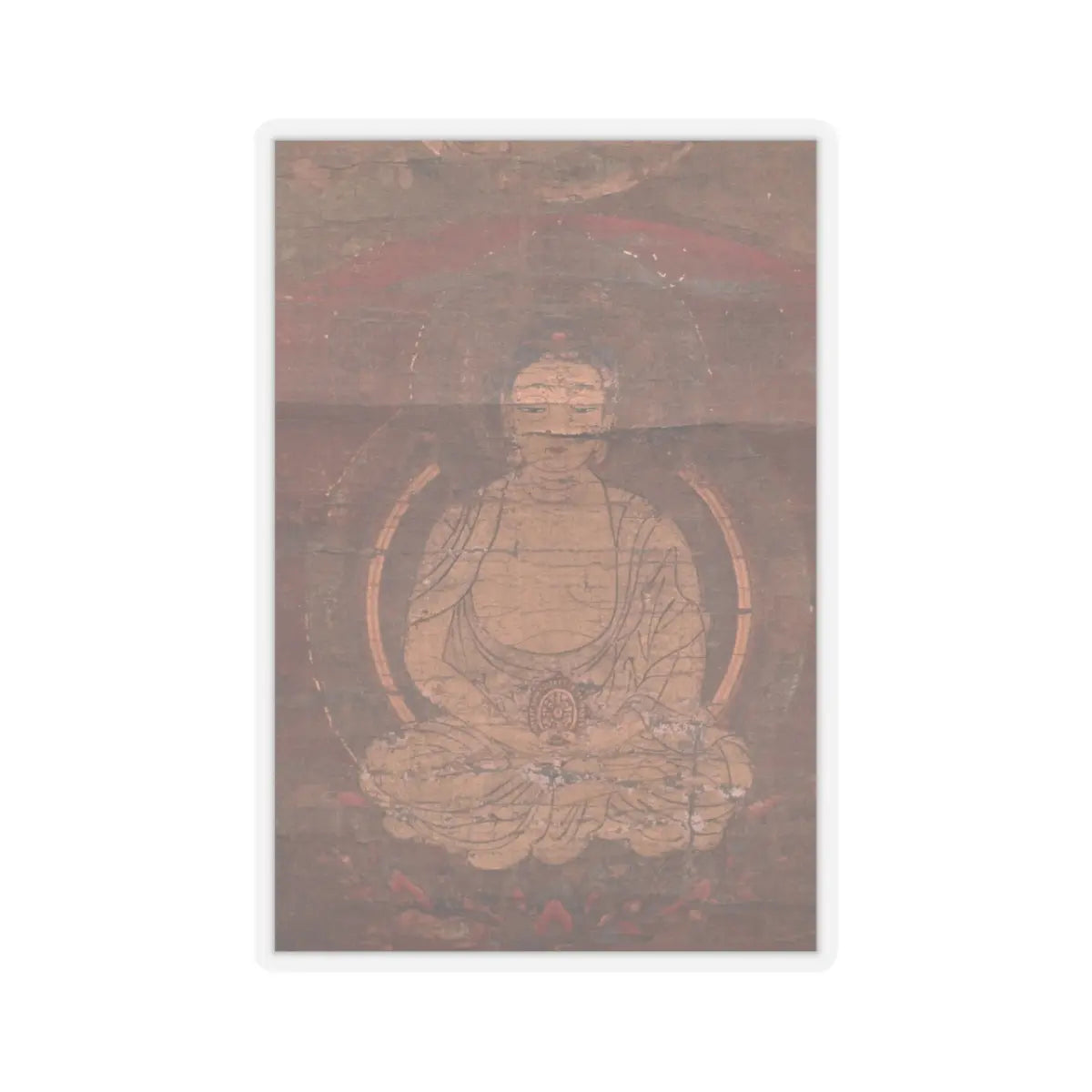 unknown - Star Mandala - 13th–14th century v6 - STICKER Vinyl Kiss-Cut Decal