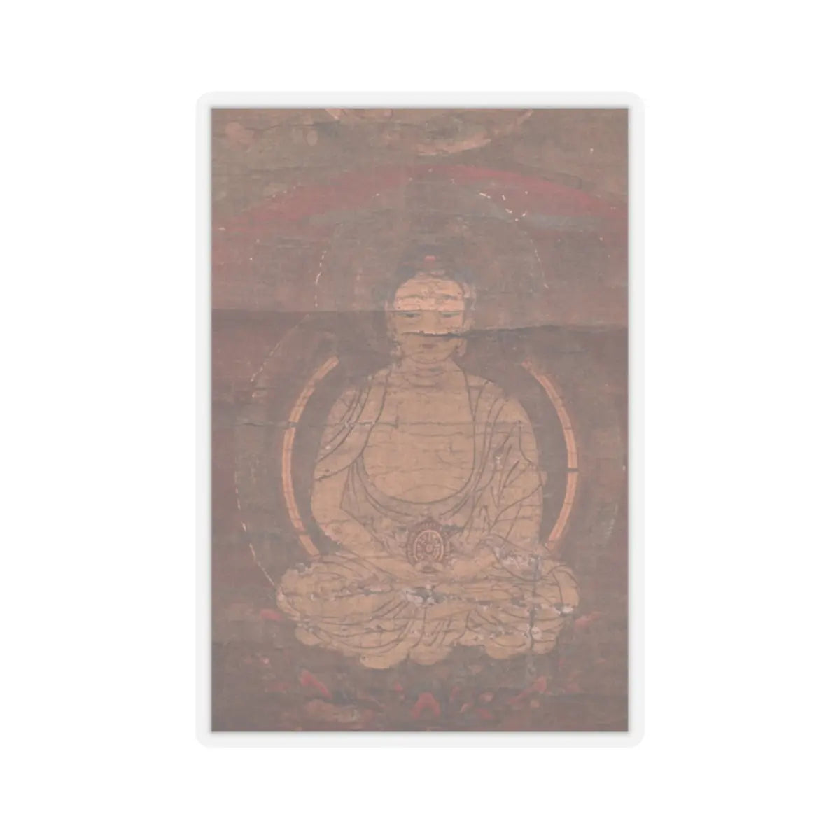 unknown - Star Mandala - 13th–14th century v6 - STICKER Vinyl Kiss-Cut Decal