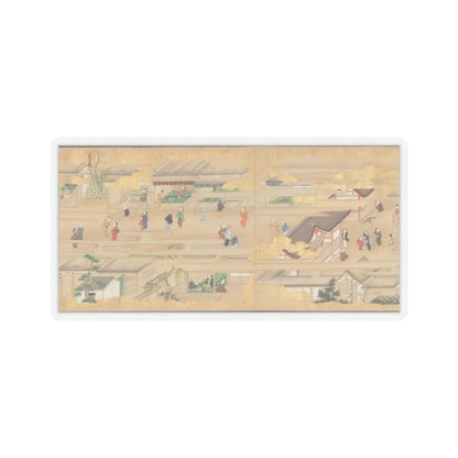 unknown - Street Scenes in Kyoto - late 17th century v3 - STICKER Vinyl Kiss-Cut Decal