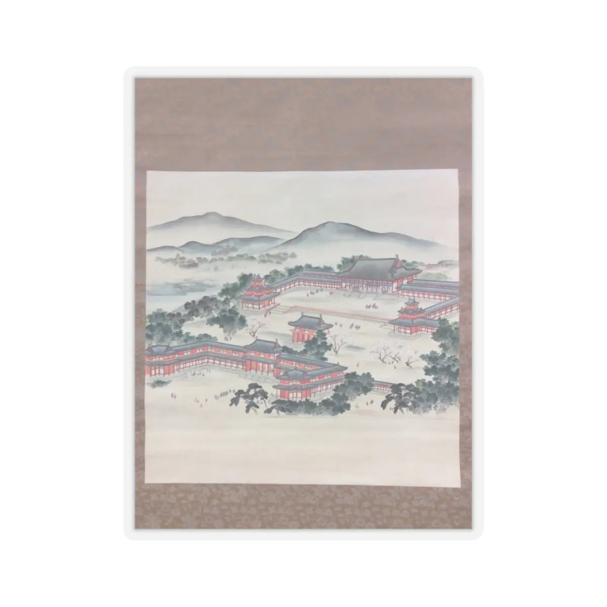 unknown - Tai Kyokuden Temple in Kyoto; Built in 1895 - ca. 1895–1900 v1 - STICKER Vinyl Kiss-Cut Decal