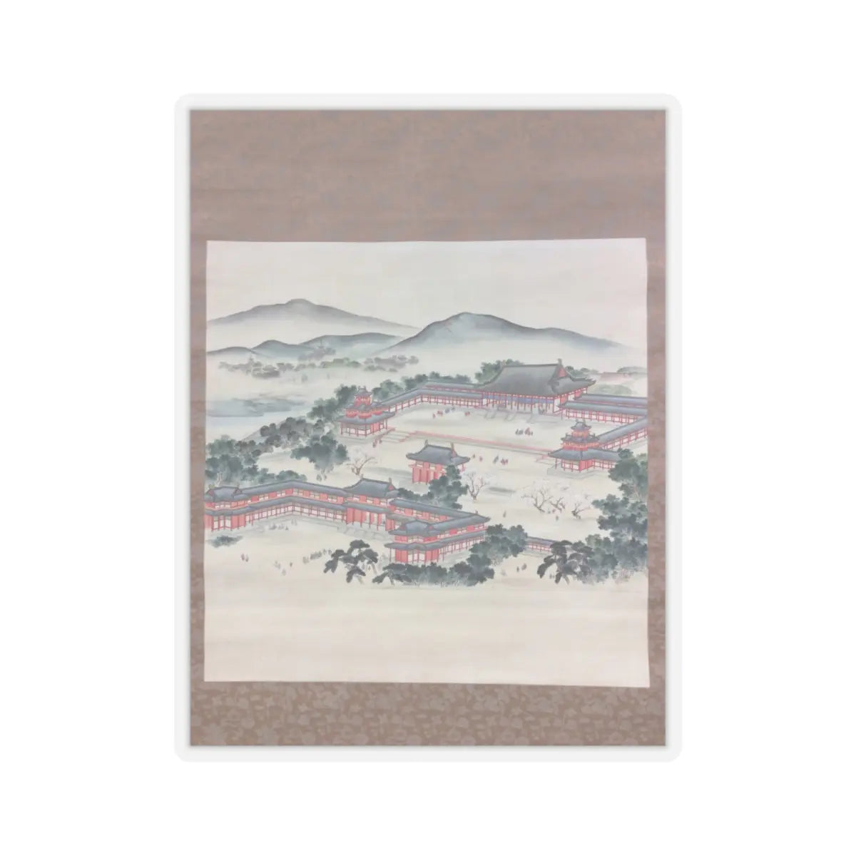 unknown - Tai Kyokuden Temple in Kyoto; Built in 1895 - ca. 1895–1900 v1 - STICKER Vinyl Kiss-Cut Decal
