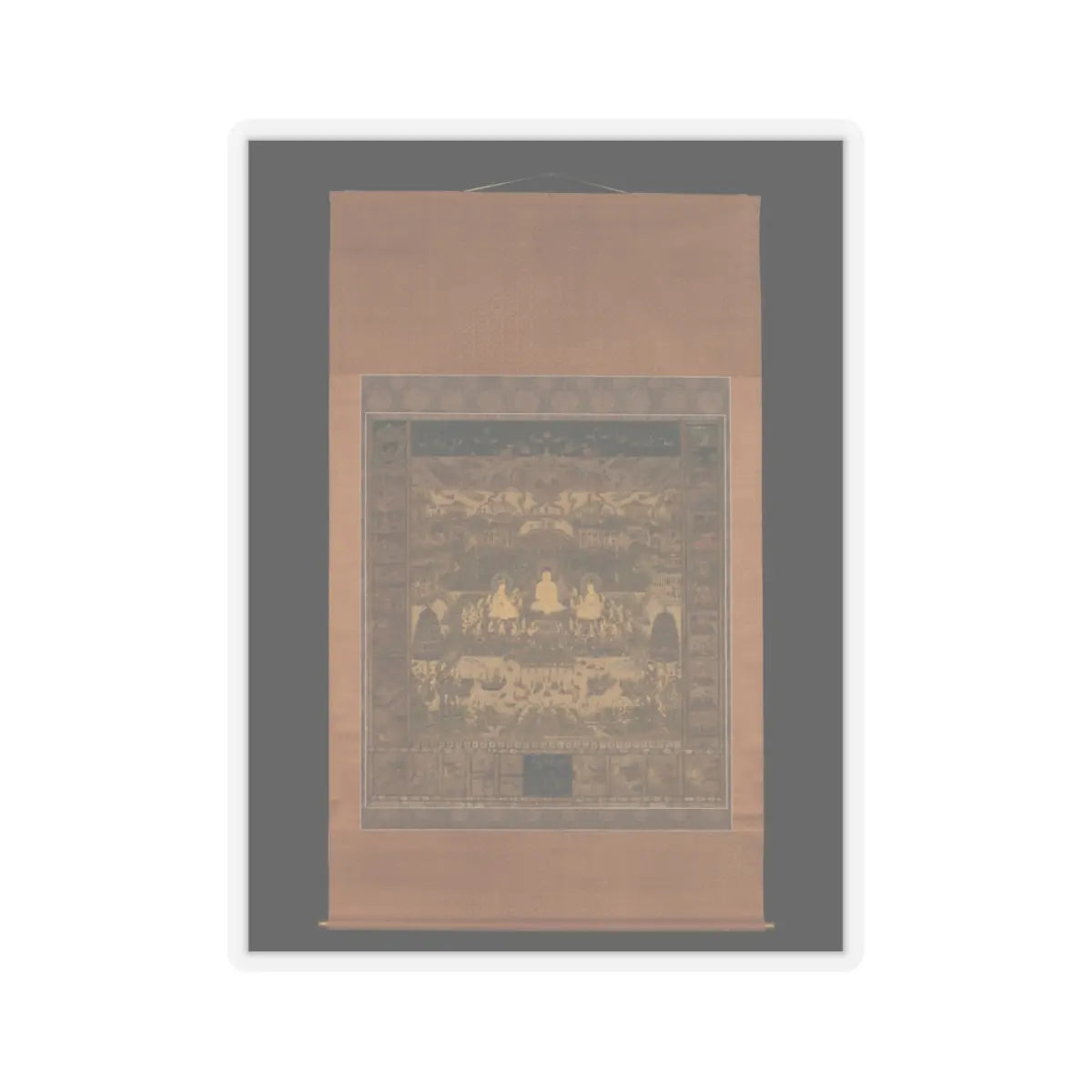 unknown - Taima Mandala - probably late 14th century v2 - STICKER Vinyl Kiss-Cut Decal