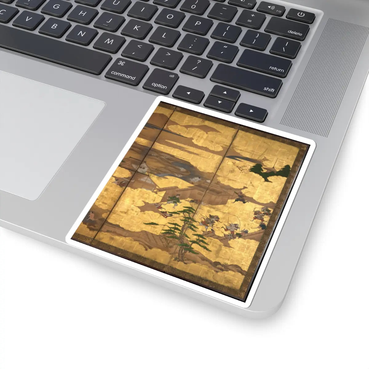 unknown - “Takebun,” from the Musical Drama “The New Piece” (Shinkyoku) - early 17th century v3 - STICKER Vinyl Kiss-Cut Decal