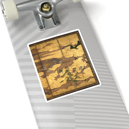 unknown - “Takebun,” from the Musical Drama “The New Piece” (Shinkyoku) - early 17th century v3 - STICKER Vinyl Kiss-Cut Decal