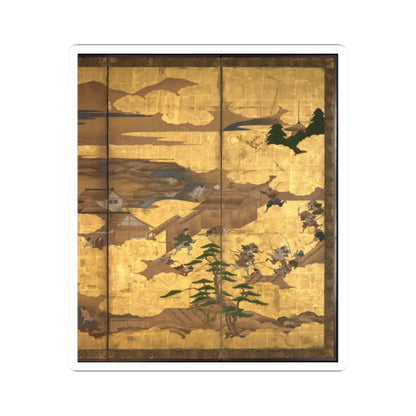 unknown - “Takebun,” from the Musical Drama “The New Piece” (Shinkyoku) - early 17th century v3 - STICKER Vinyl Kiss-Cut Decal