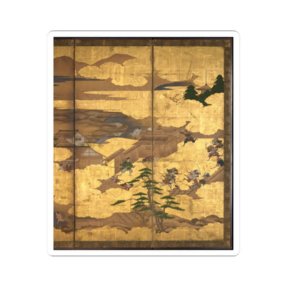unknown - “Takebun,” from the Musical Drama “The New Piece” (Shinkyoku) - early 17th century v3 - STICKER Vinyl Kiss-Cut Decal