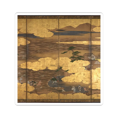 unknown - “Takebun,” from the Musical Drama “The New Piece” (Shinkyoku) - early 17th century v4 - STICKER Vinyl Kiss-Cut Decal