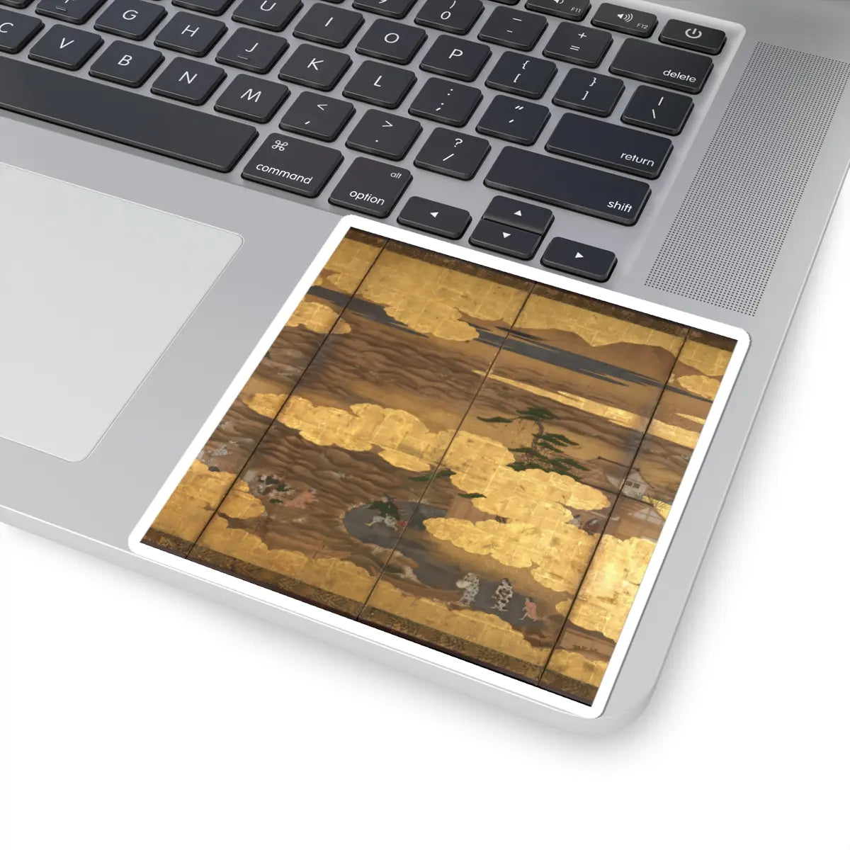 unknown - “Takebun,” from the Musical Drama “The New Piece” (Shinkyoku) - early 17th century v4 - STICKER Vinyl Kiss-Cut Decal