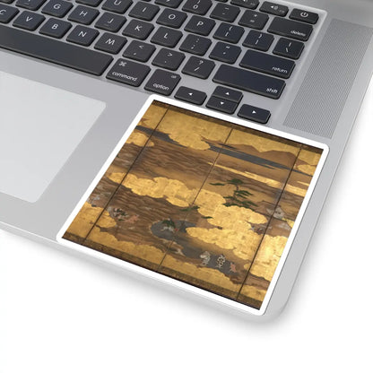 unknown - “Takebun,” from the Musical Drama “The New Piece” (Shinkyoku) - early 17th century v4 - STICKER Vinyl Kiss-Cut Decal